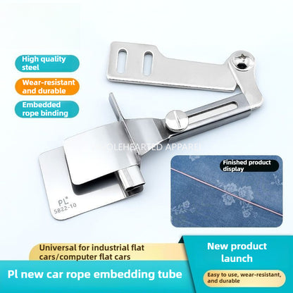 1706★  New rope inlaid rope pulling tube flat car synchronous car universal stainless steel left and right adjustable rotation adjustment installation★