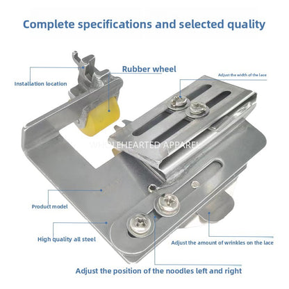 1550★  Sewing machine accessories flat car wrinkled pressing foot up and down flat skirt lace wrinkled up and down flat pressing foot wrinkled cloth