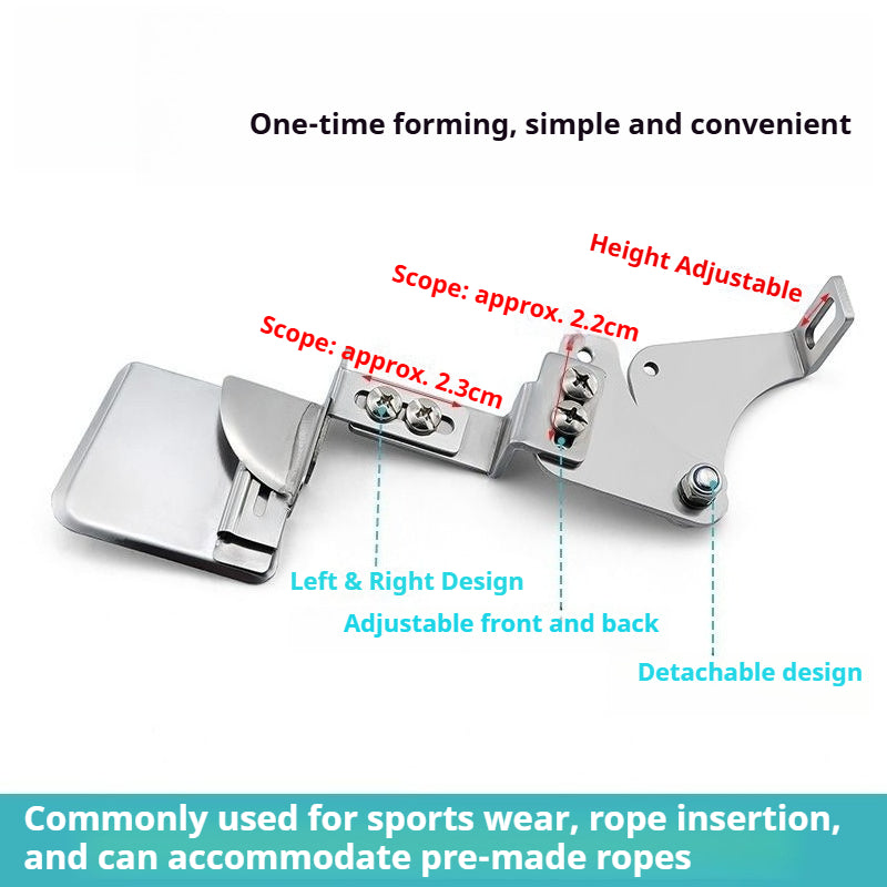 1756★ Overlock Machine Cord Insertion Patchwork Binder, Serger EX/700 Adjustable Presser Foot, Dual-Use Lace Binder, Sewing Accessory★