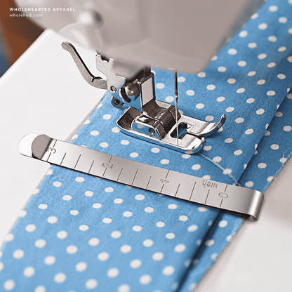 1663★ Metal Sewing Hemming Clip Sewing Clip 3 Inch Measuring Ruler Quilting Clip Fixed Ruler DIY Sewing Fixed Marker.
