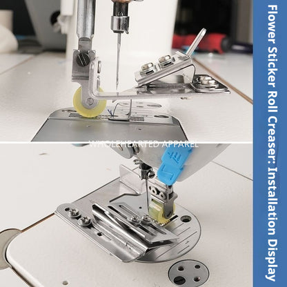 1750★ Prensatelas fruncidor ajustable para máquinas de pespunte, ideal para faldas, encajes, cintas y telas de varios grosores★