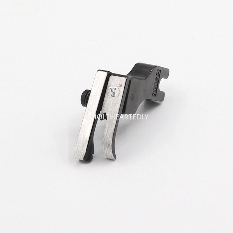 1017★  [Shuyu sewing] New (black titanium steel) spring high and low pressure foot, imported wear-resistant, smooth and not easy to oxidize