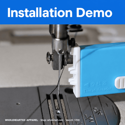 1700★ New No-Look Automatic Needle Threader for Flatbed Sewing Machines