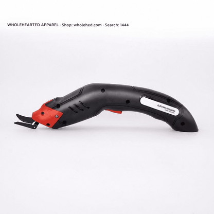 1444★ Rechargeable Cordless Electric Fabric Scissors with Lithium Battery for Industrial Sewing and Clothing Cutting.