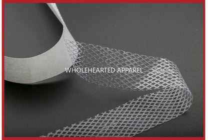 3913 La tela se plancha con una plancha de cinta de doble cara, tela adherida de doble cara con papel de liberación, marca registrada, reparación de ropa, accesorios manuales