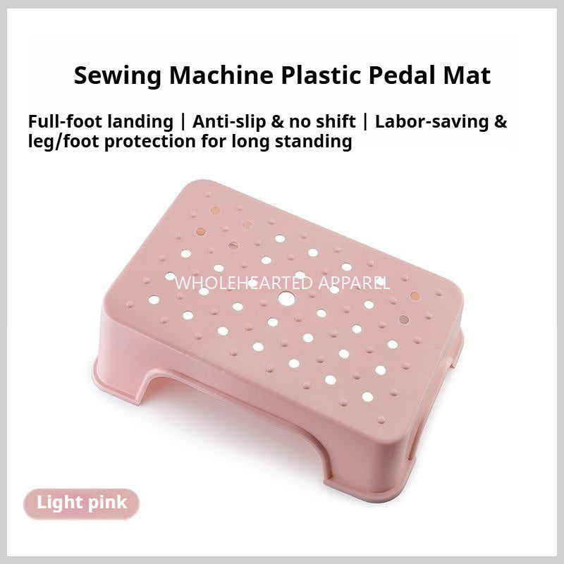 1844★ Tapis neuf en plastique pour pédale de machine à coudre, en caoutchouc antidérapant, haute résistance, silencieux, confortable et stable – Accessoire pour machine à coudre★