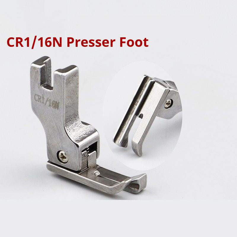 1802★All-Steel Grooved Compensating Presser Foot CR1/32N for Lockstitch Sewing Machines★
