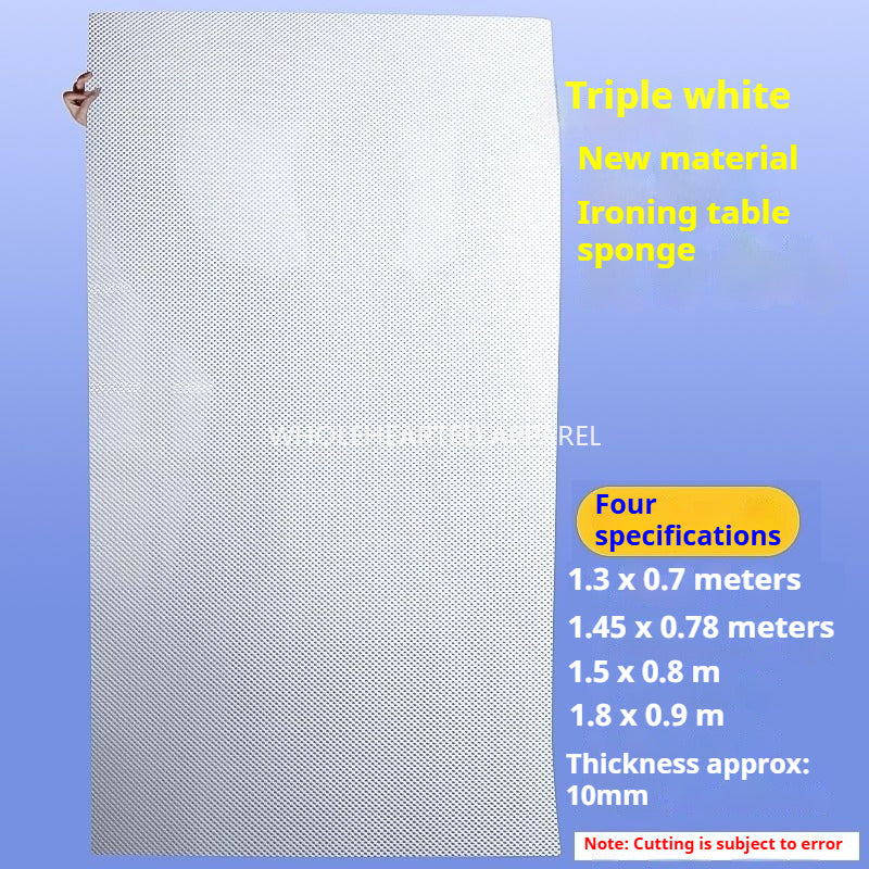 1714★  New low-density ironing table, high temperature resistance, high elasticity and non-fading sponge ironing table, sponge does not accumulate water, and air-permeable cushion sponge★