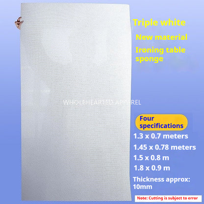 1714★  New low-density ironing table, high temperature resistance, high elasticity and non-fading sponge ironing table, sponge does not accumulate water, and air-permeable cushion sponge★