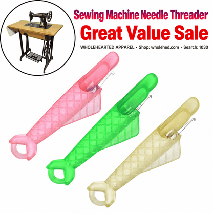 1030★ Fish-Shaped Needle Threader for Home Sewing Machines, Quick Threading Tool.