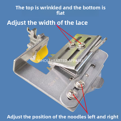 1550★  Sewing machine accessories flat car wrinkled pressing foot up and down flat skirt lace wrinkled up and down flat pressing foot wrinkled cloth