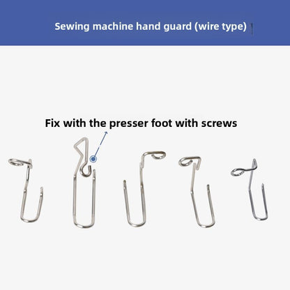 1576★  Presser foot finger protection Flat car Double needle car High head car Factory inspection Finger protection tool Hands stab-proof industrial flat sewing machine