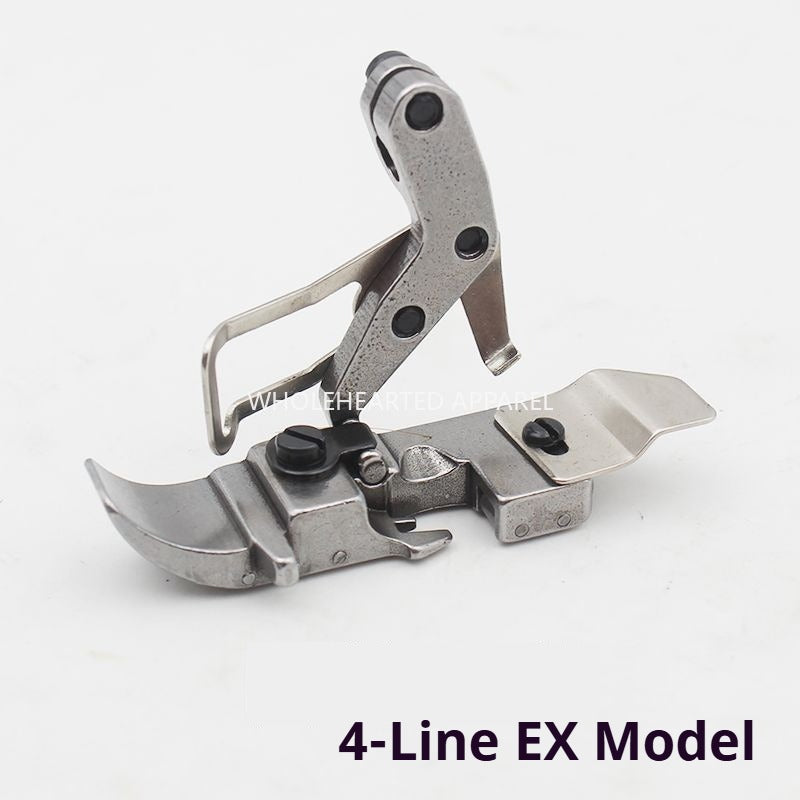 1273★  Edge copy machine roller presser foot, oversewing machine four-wire, five-wire thick material roller presser foot, edge copy machine anti-wrinkle presser foot★