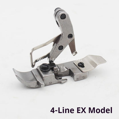 1273★  Edge copy machine roller presser foot, oversewing machine four-wire, five-wire thick material roller presser foot, edge copy machine anti-wrinkle presser foot★