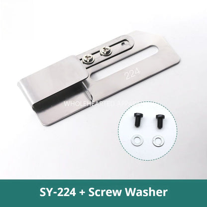 1113★ [Nuevo producto] SY-224 nueva máquina de coser, herramienta para dobladillos, cortadora, tres agujas y cinco hilos, tambor de prensado★
