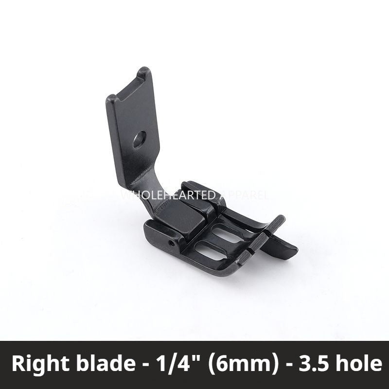 1625★ Nouveau pied-de-biche double aiguille S570 tout acier avec butée de couteau, butée latérale gauche et droite, accessoires pour machine à coudre★