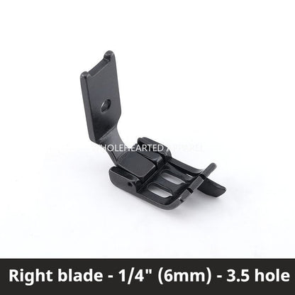 1625★ Nouveau pied-de-biche double aiguille S570 tout acier avec butée de couteau, butée latérale gauche et droite, accessoires pour machine à coudre★