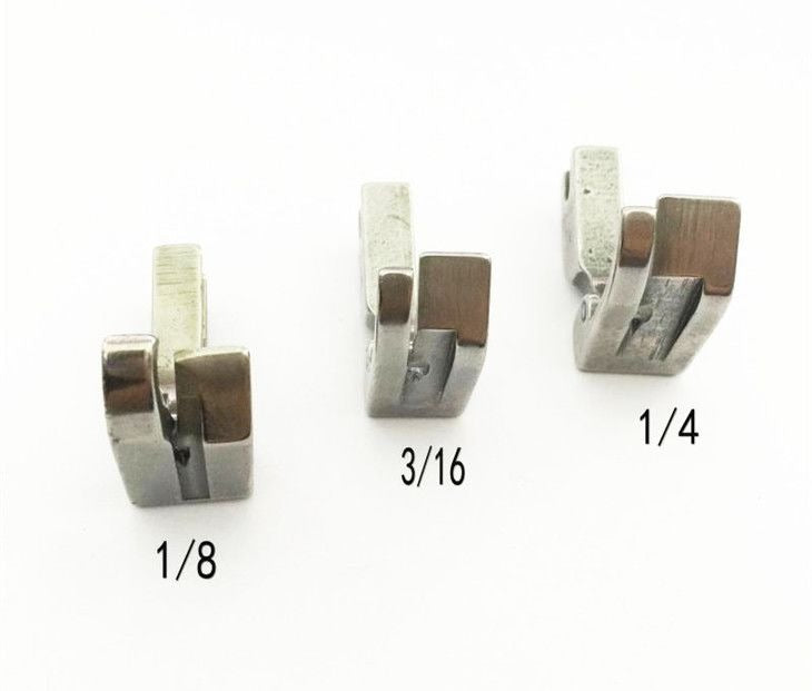 1317★ Prensatelas para máquina de coser de acero SP-733, prensatelas con dobladillo enrollado para camisas, prensatelas con borde doblado y engarzado especial★
