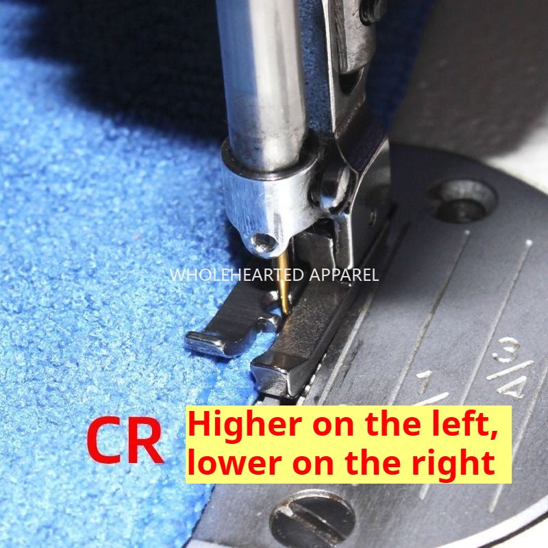 1209★ Computadora de carro plano de material grueso y delgado cabezal de urdimbre prensatelas alto y bajo CL1/16NK botas de presión de boca de tope CR1/32NK★
