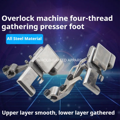 1541★  Discounted wrinkle presser foot, four-wire and five-wire edge locking machine, discounted wrinkle presser foot, double-layer sewing machine accessories★