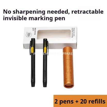 1645★  High temperature invisible pull line pen Leather scribing pen Invisible scribing chalk pull line Crayon Sewing machine Line drawing auxiliary tool