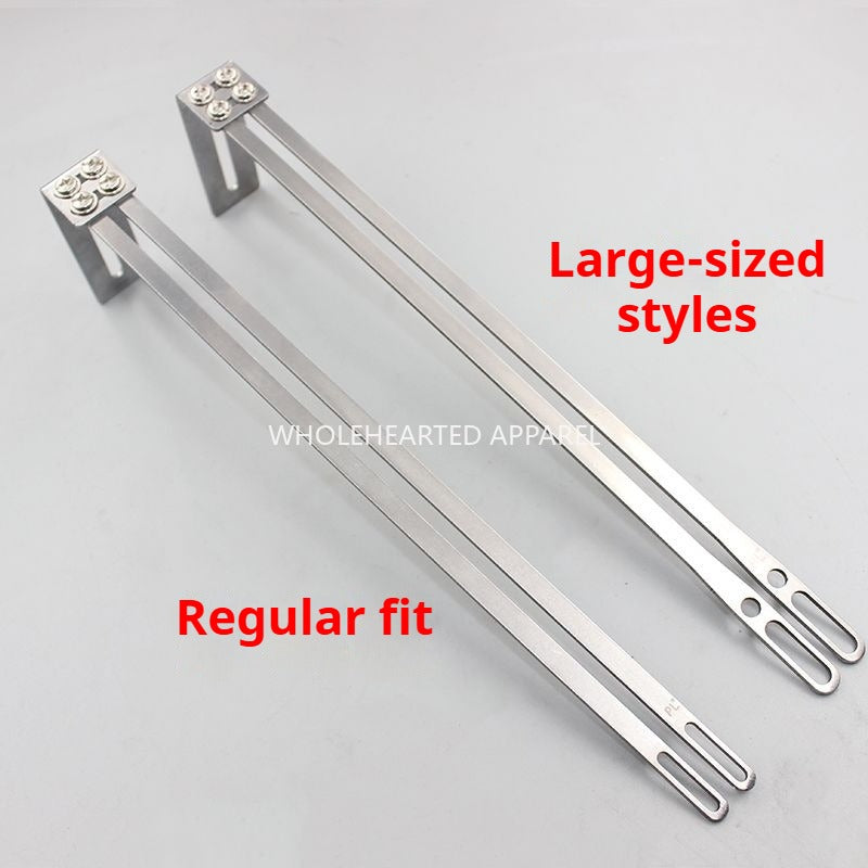 1038★ Outil d'enfilage de corde à double extrémité, aiguille à enfiler à double extrémité, fermeture élastique pour vêtements, ceinture de chapeau, accessoires pour machines à coudre industrielles★