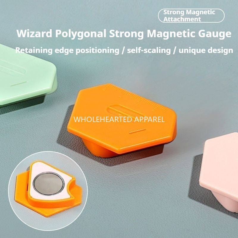 1005★ New model magician polygon strong magnetic guide sewing machine universal edge positioning tape with scale sewing accessories★