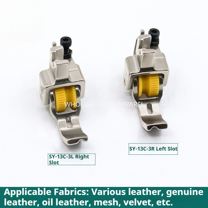 1094★ Boutique all-steel roller with embedded rope presser foot Flat car with slot embedded rope tooth strip presser foot★