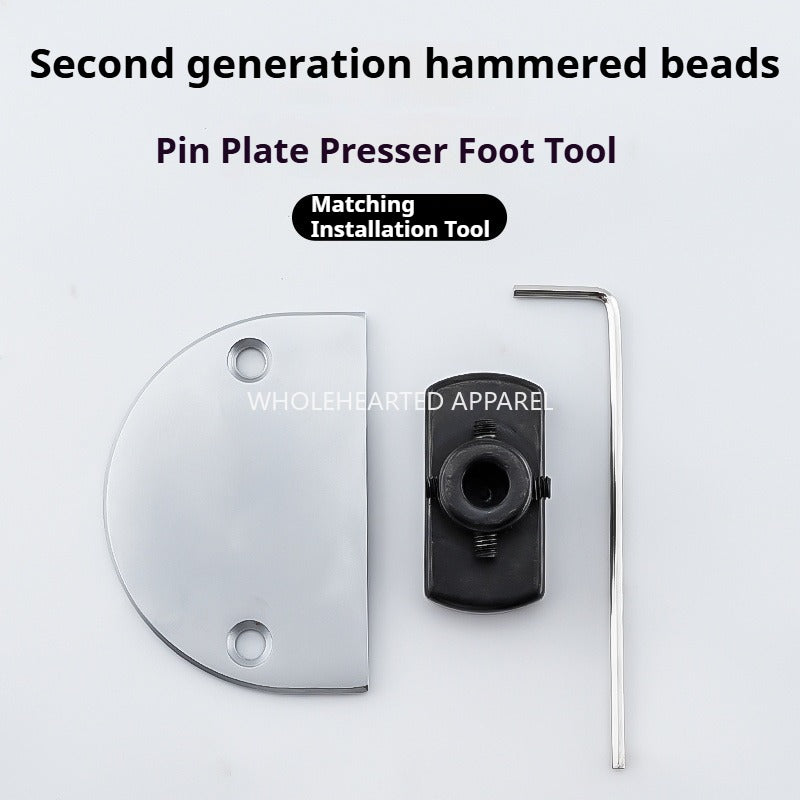 1657★  Second Generation Large Hammer Bead Tool Set Hammer Bead Craft Needle Plate Foot Press Tool Clothing Sewing Machine Accessories★