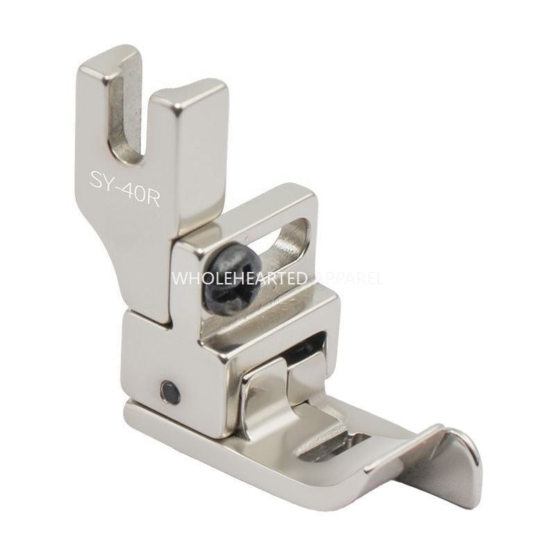 1744★ SY-40 Premium All-Steel Adjustable High/Low Presser Foot for Computerized Flat-Bed Sewing Machines with Knife Edge Guide for Edge-Stitch Topstitching★