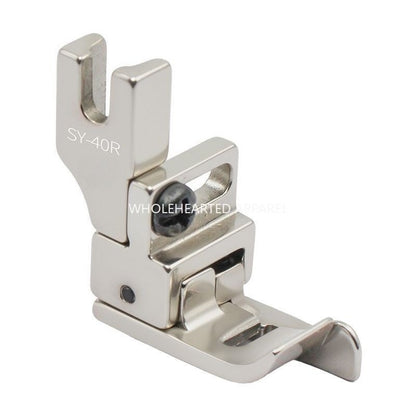 1744★ SY-40 Premium All-Steel Adjustable High/Low Presser Foot for Computerized Flat-Bed Sewing Machines with Knife Edge Guide for Edge-Stitch Topstitching★