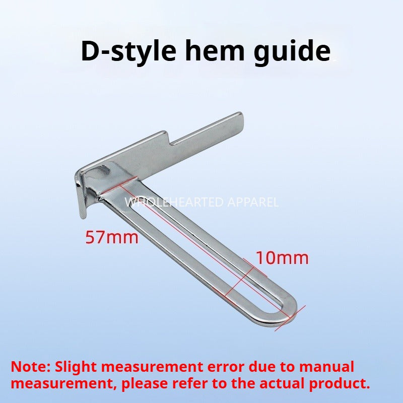 1123★  CW500 car interlock sewing machine fixed three-needle five-thread roll hem fixed rope car pull waistband positioning baffle roll (change★