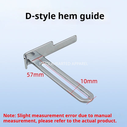 1123★  CW500 car interlock sewing machine fixed three-needle five-thread roll hem fixed rope car pull waistband positioning baffle roll (change★