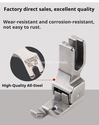 1426★ boutique all-steel computer flat car hemming hemming pull tube presser foot, upper sleeve auxiliary presser foot SP-705 high and low presser foot★