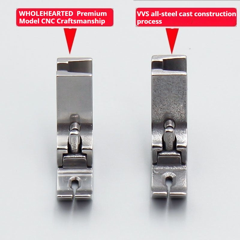 1024★ Pied de fer plat pour plis et rétrécissements P955, pied de fer plat pour machine à coudre, pied de fer simple à prix réduit pour bordures en dentelle et volants★
