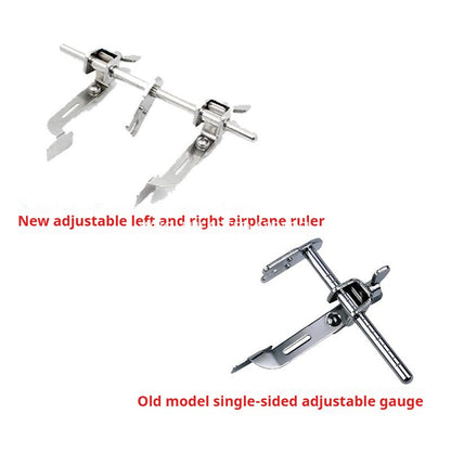 1270★  New flat car double rib aircraft fixed left and right width adjustable side position computer industrial sewing machine accessories★