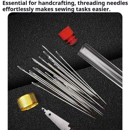 1651★ needle and thread 36-piece combination set, high-quality big-eye steel needle, thread remover 203 medium and thick five-color denim thread★