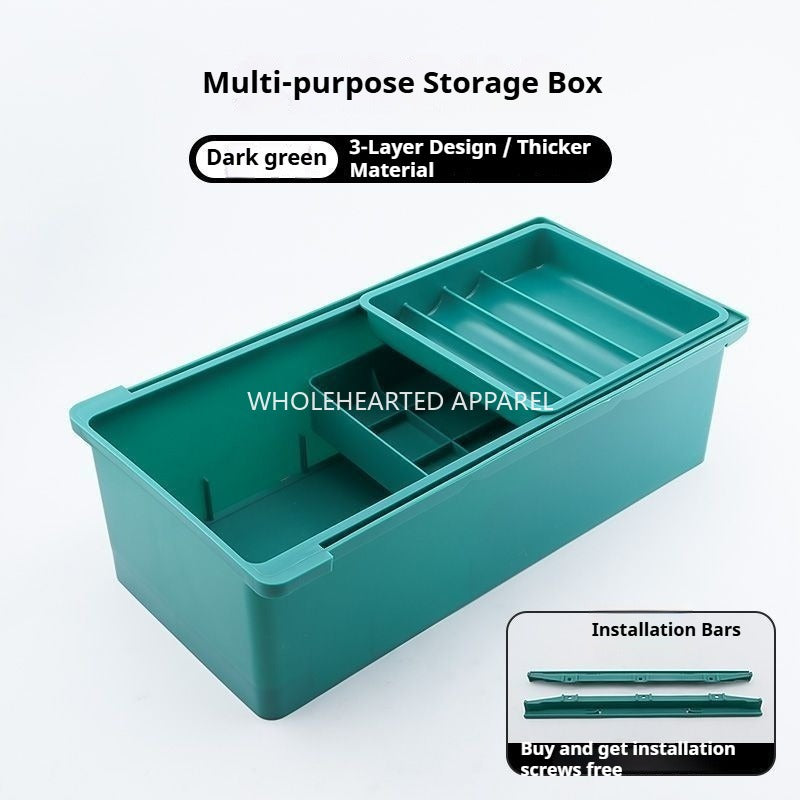 1643★  New large capacity three-layer drawer box sewing tools furniture office multi-purpose storage box sewing machine★