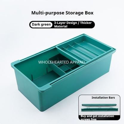 1643★  New large capacity three-layer drawer box sewing tools furniture office multi-purpose storage box sewing machine★