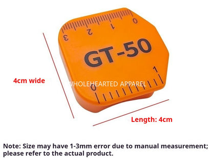 1598★  [Accurate rib] New flat car plastic magnet sizing fabric anti-roll rib with scale multi-function locator sewing machine accessories★