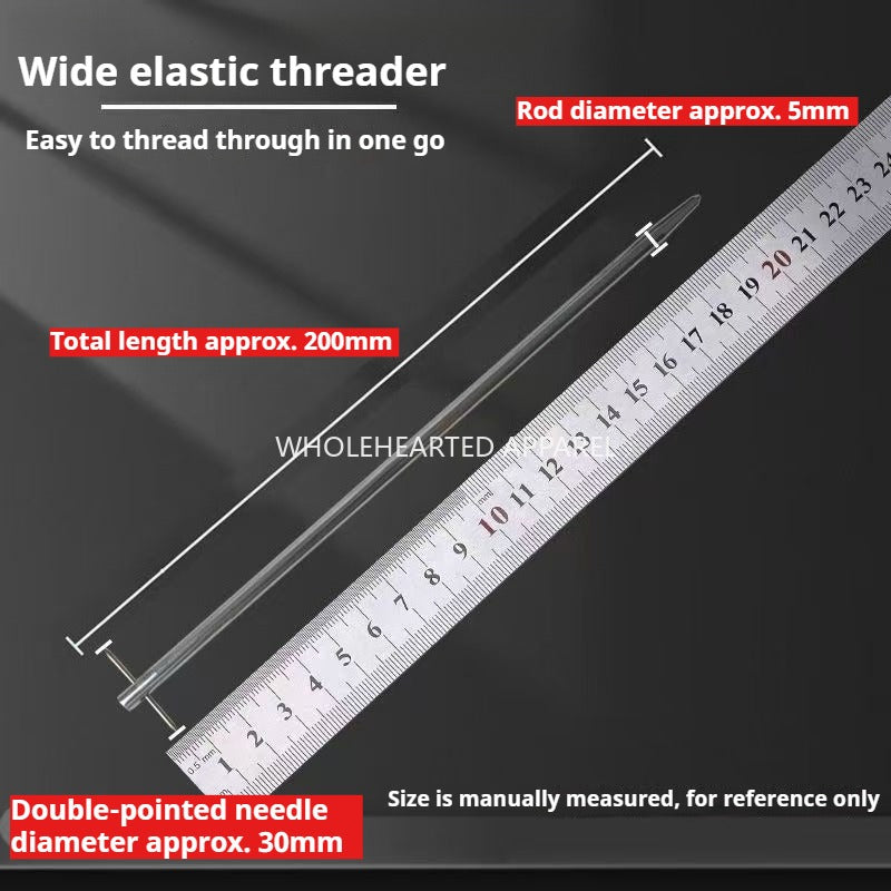 1128★  New Wear Wide Rubber Band Tool Waist Elastic Belt Wear Belt Clip Rope Double-sided Wide Flat Rubber Band Universal★