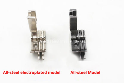 1211★ Prensatelas de doble cuchilla SP-18 totalmente de acero, prensatelas tangencial para bolsas de jeans, prensatelas de línea abierta de 0,1/0, prensatelas de doble tope para automóvil plano★