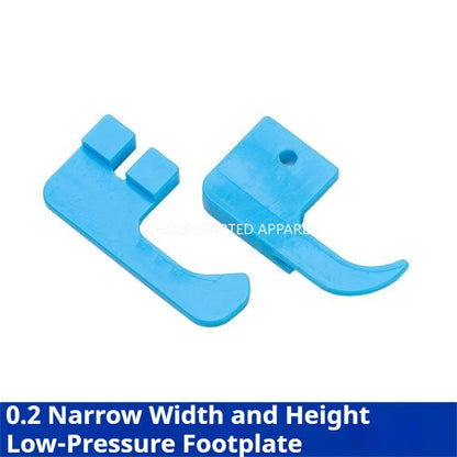 1679★ Pied plat universel neuf pour machine à coudre, compatible avec les machines à coudre électroniques et les machines à coudre à course réduite. 0,2 pouce de large, haute et basse pression. Matériau en téflon résistant à l'usure et anti-taches.