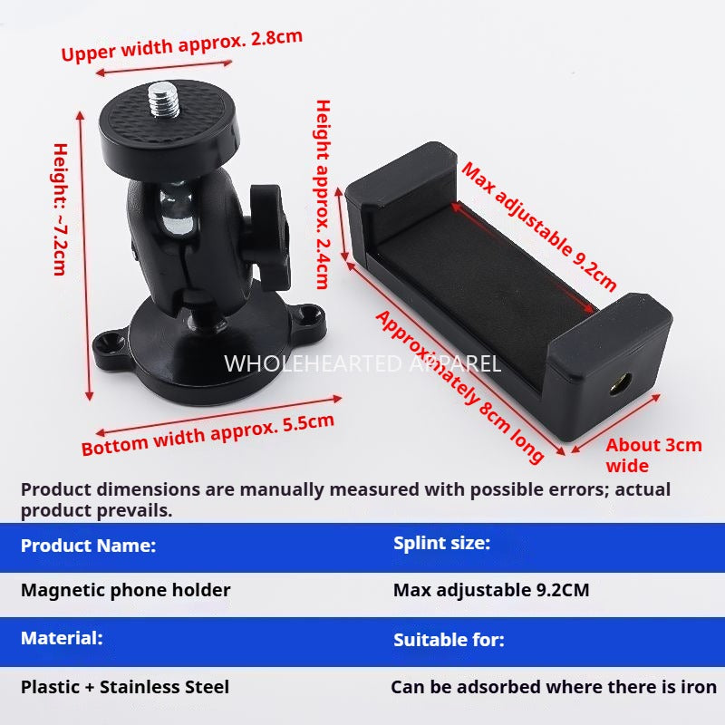 1698★ Nouveau support universel pour téléphone portable pour machine à coudre, fixation magnétique, anti-vibration, rotatif, réglable horizontalement et verticalement, accessoires de couture ★