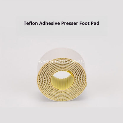 1238★ Placa base de plástico de teflón con pegamento adhesivo para prensatelas, accesorios para máquina de coser de cuero★