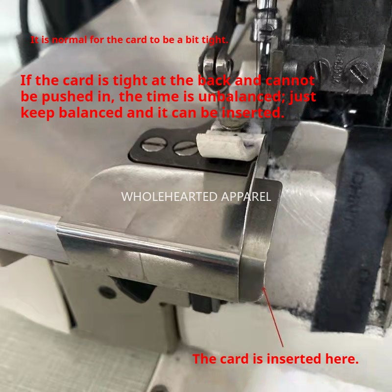 1266★  New overlock sewing machine, edging machine, anti-cutting cloth setting, edging car, anti-flipping positioning ruler, anti-cutting★
