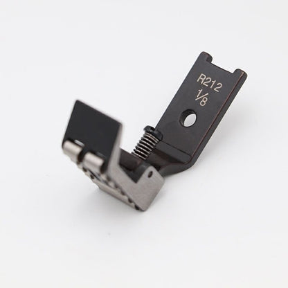 1579★ Pied presseur à rouleau en acier réglable à double aiguille pour machine à coudre industrielle R212, cuir, denim, matériaux épais, sangles et cordes anti-froissement★