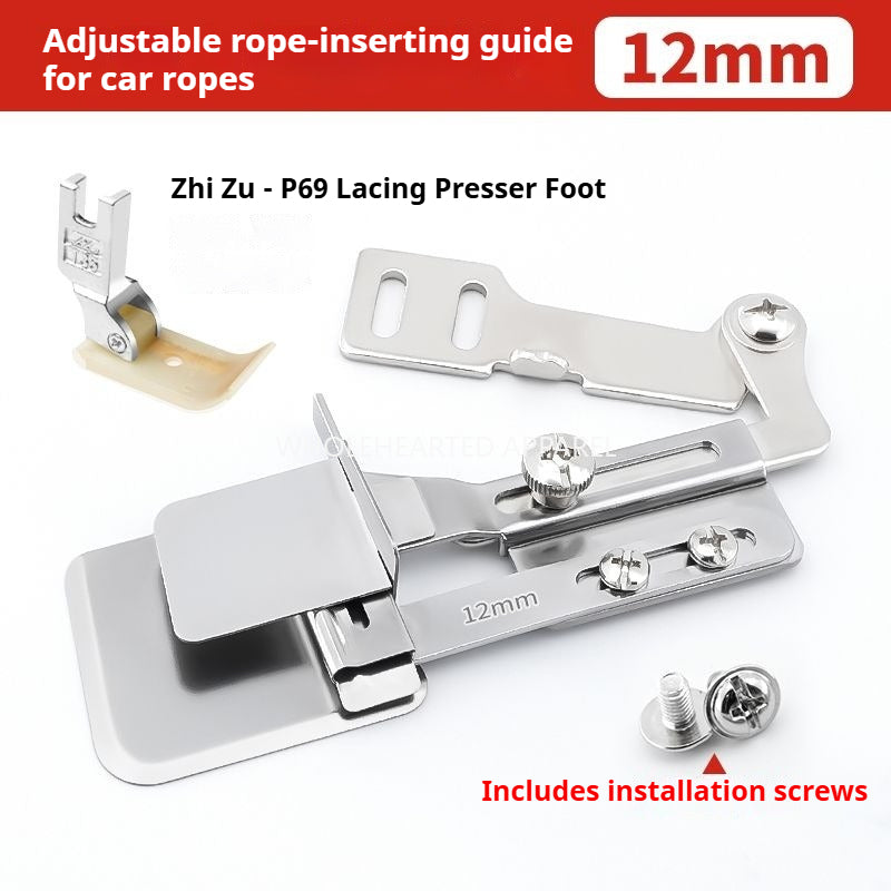 1753★ Dobladora de ribetes ajustable, universal para máquinas de pespunte, accesorio para doblar telas superior e inferior★