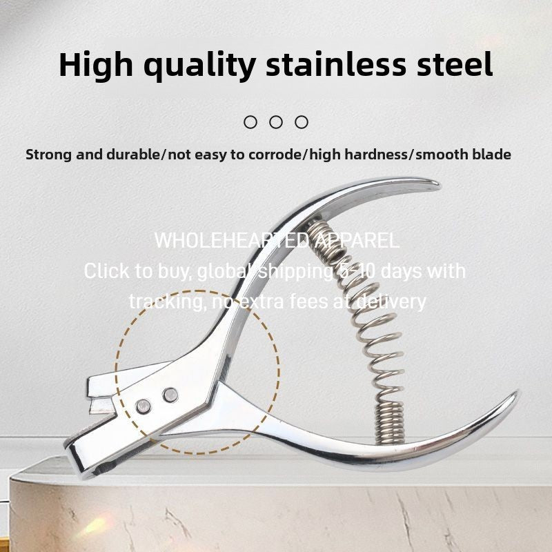 1434★ Clothing plate-making, cutting, proofing pliers, plate-making, cutting, notch pliers, U-shaped pliers, sewing tools, proofing pliers, hand-punching