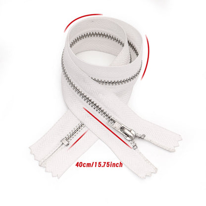 3076  Zipper Metal Zipper No. 3 Platinum Closed Tail Not Tail Automatic Head Clothing Luggage Doll Available